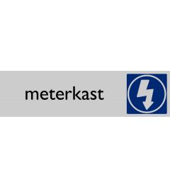Informatiebord | Meterkast | 165 x 44 mm