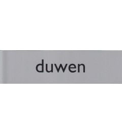 Pictogrambord Duwen 165 x 44 mm infobord