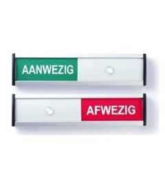 Sliding Sign | PRESENT - ABSENT | 125 x 30 mm