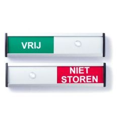 Schuifbord | VRIJ - NIET STOREN | 125 x 30 mm